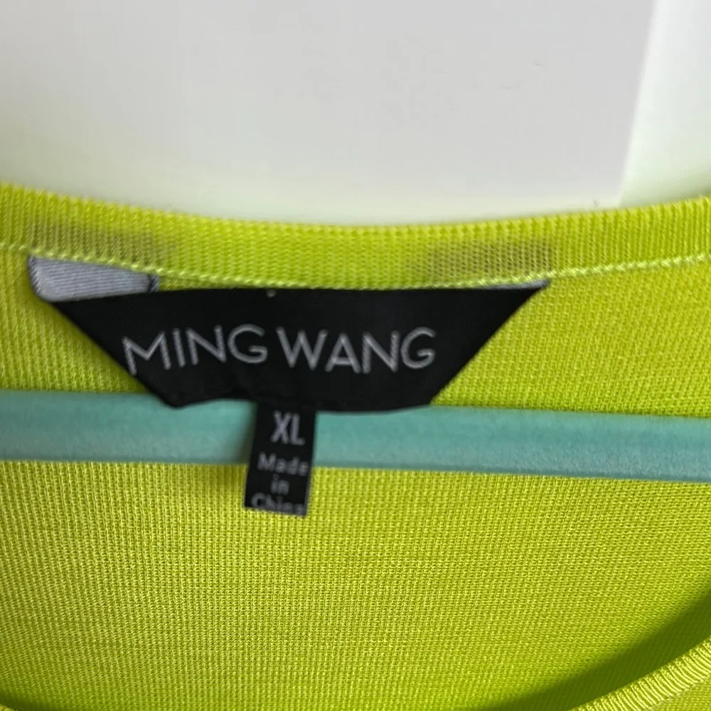 Ming Wang Green Relaxed Fit Top Size XL - Picture 2 of 6